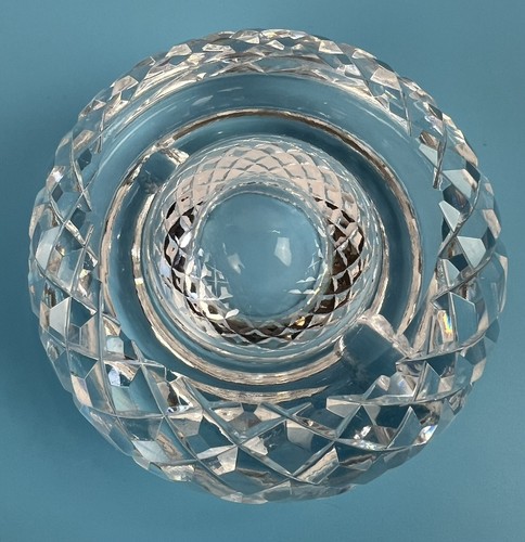 Waterford Clear Crystal Ashtray - Vintage - Small 3.5” Diameter 2” Tall - Picture 6 of 8