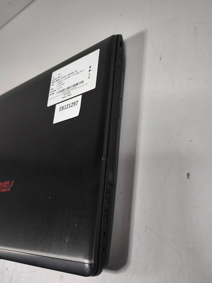 Laptop ASUS G56J - i7-4700HQ Gen 4 - 12GB RAM - 512GB - Reacondicionado, Sin SO - Imagen 4 de 4