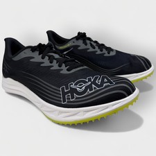 HOKA Crescendo MD 2 Track Spikes Black/White Men 9.0 /Women 10.5 Style 1155116