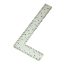Stainless Steel Framing Square, L Square 90 Degree Right Angle Ruler