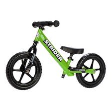 Strider 12” Sport Bike, Green - No Pedal Balance Bicycle for Kids 1 to 4 Years -
