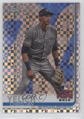 2019 Chrome Update Target All-Star Game X-Fractor /199 Christian Yelich #77 sh7