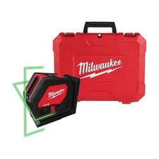 Milwaukee 2 beam Self Leveling Cross-Line Laser 165 ft.