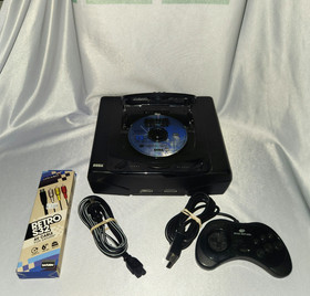 SEGA Saturn Bundle MK-80000 Controller Cords & Sonic 3D Blast Tested Excellent