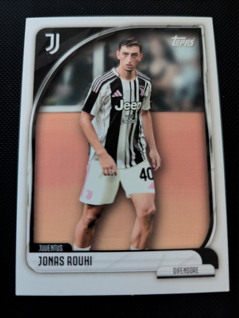 2025-26 Topps football collector tin Juventus Jonas Rouhi #9