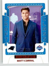 Matt Corral 2022 Rookies & Stars Draft Class Orange DC-4 /125 Carolina Panthers