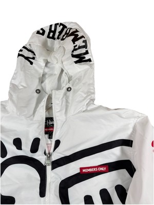 Members Only x Keith Haring Design Windbreaker Jacket NYC Brasil