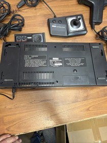 SEGA Master System Console Bundle w/ 2 Controllers Zapper RF Switch All Cables
