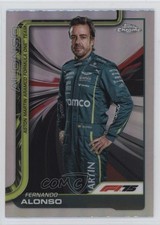 2025 Topps Chrome Formula 1 F1 Drivers Refractor Fernando Alonso #9 1sm4
