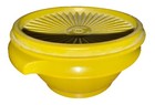 Vintage Tupperware 4.5”x2.5” Olive Green Bowl Container + Lid | 812-56 & 1323-6 — photo 2