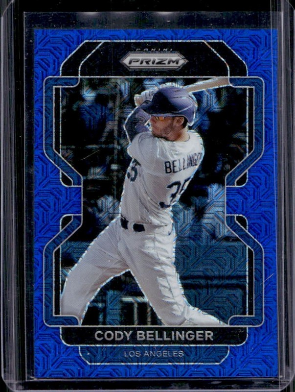 2022 Panini Prizm Cody Bellinger Blue Mojo #/199 Dodgers