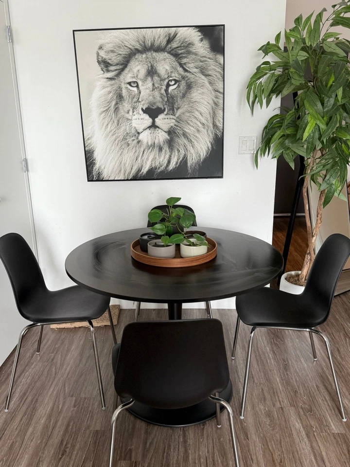 Dining Set  - Black - Image 3 of 3