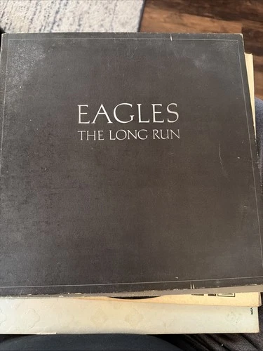 EAGLES The Long Run USED 1979 LP Country Rock Vinyl Record ASY-508 With Lyrics