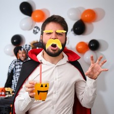  2 Sets Barba Finta Realistica Baffi Finti Realistici Fornitura Per Feste