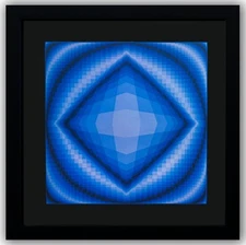 Victor Vasarely- Heliogravure Print "Untitled"