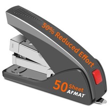Effortless Stapler for Desk, 50 Sheet Desktop Stapler, Ergonomic Office Stapl...
