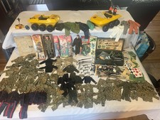 VINTAGE GI JOE 1964 HUGE 60s LOT SOTW CAMMO 69 ADV LID ATV JAPANESE RIFLES NR