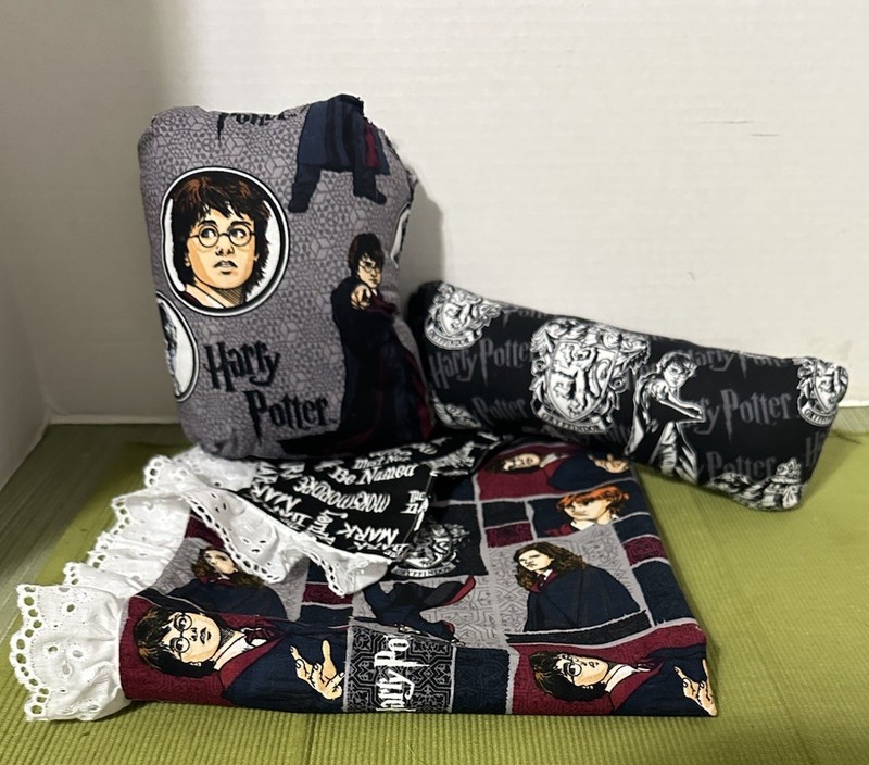 Harry Potter 18" Doll Blanket Bedspread Quilt Fits American Girl Doll Pillows