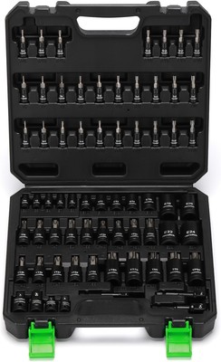 67-Piece Master Torx Bit Socket and External Set 