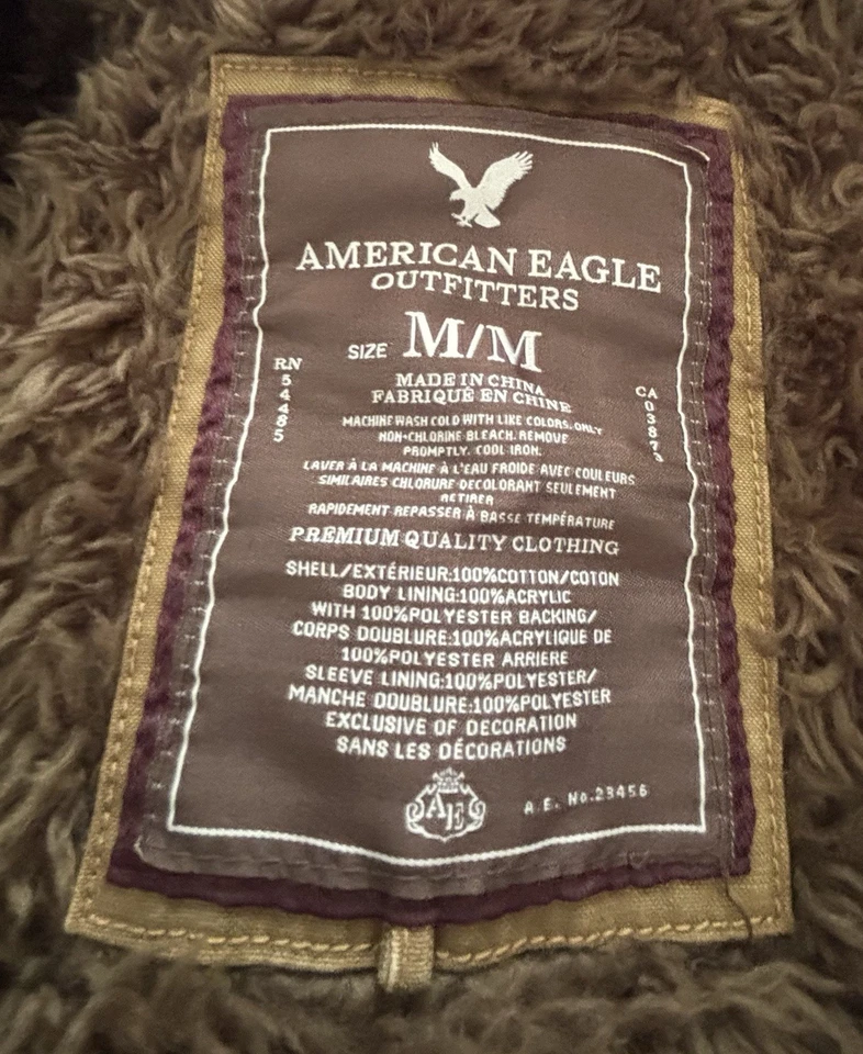 Casaco de streetwear cowboy grunge American Eagle desgastado trabalho M/M - Imagem 4 de 4