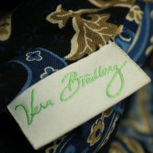 Vera Bradley Windsor Hipster Crossbody Bag Adjustable Strap Paisley Navy Blue - Picture 10 of 19
