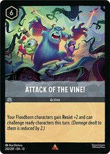Attack of the Vine 202/204 Lorcana Attack of the Vine Normal BOGO50