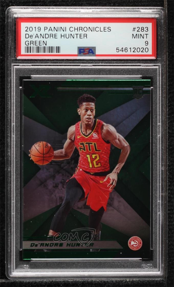 2019 Panini PANINI CHRONICLES GREEN #283 De'Andre Hunter front