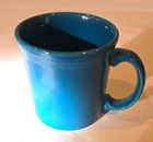FIESTA WARE D Handle MUG Peacock Blue
