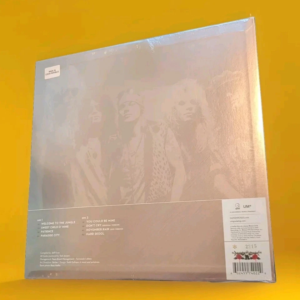 Guns N' Roses Greatest Hits Clear Vinyl & Metallic Gold LP Ltd Edition Welcome T Foto 2 de 2