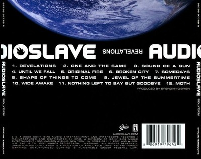 AUDIOSLAVE - REVELATIONS * NEW CD