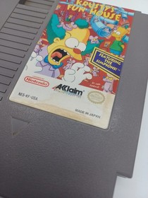 Krusty's Fun House Nintendo NES Cart Only - Authentic Tested