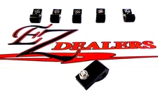 3/16" Hard Line Mounting Clamps Black billet aluminum (Qty 6) Brake Lines Clamps