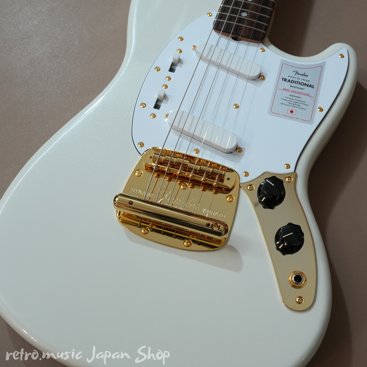 Fender Made in Japan Traditional 2025 Collection 60s Mustang White
