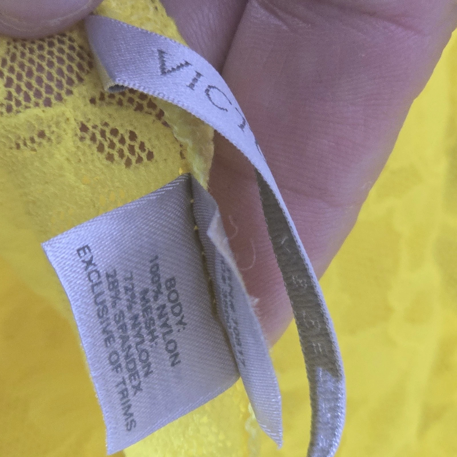 UNDERCOVER Victorias Secret Y2K Vestito Slip Giallo Pizzo Trasparente Babydoll Chemise Lingerie