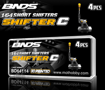 1/64 Scale SHORT SHIFTER C 3D Printed For Diecast Models (4PCS)  #BD64114