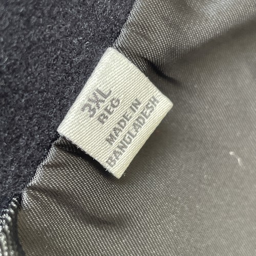 New Men’s Marks & Spencer Navy Revere Coat Overcoat Size 3XL Chest 54” - Foto 13 di 21