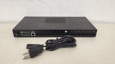 Digi PortServer TS 16 MEI 16Port Ethernet Terminal Server 1P50001207-01 V w/cord