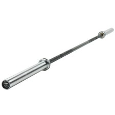 Mirafit 7ft 1500Lb Olympic Barbell 20kg Black & Silver Weight Lifting Bar #307