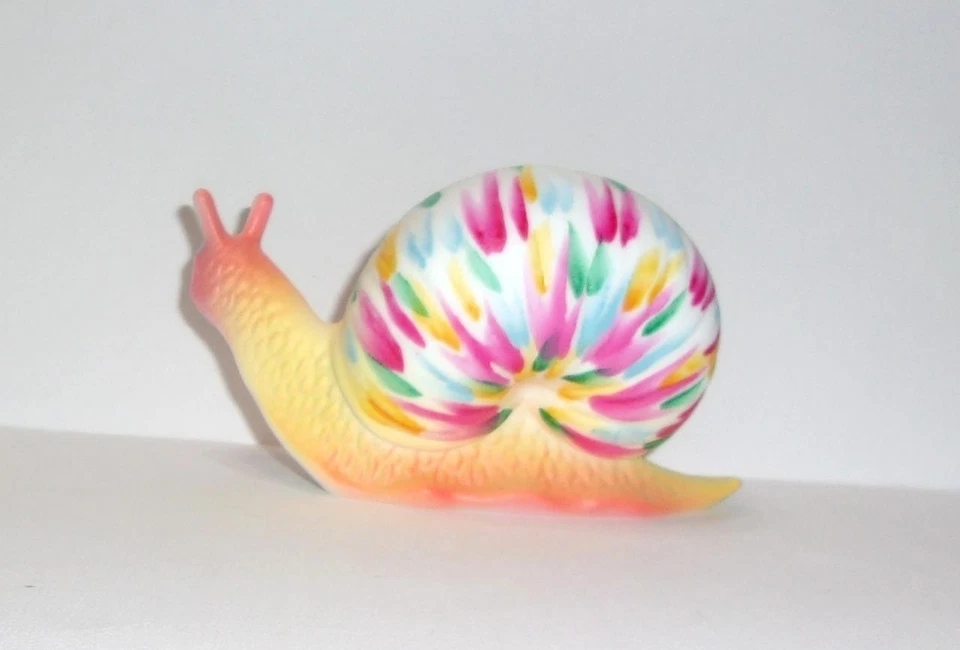 Fenton Glass Tie Dye Dyed Snail Figurine Ltd Ed #14/76 JK Spindler - Image 3 of 4