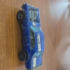 Hot Wheels 1:64 Blue Diecast Car with White Stripes, Vintage Collectible