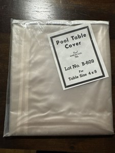 Vinyl Pool Table Cover - 8' ft Eight Foot Billiard Cover - SHIPS FAST! NEW