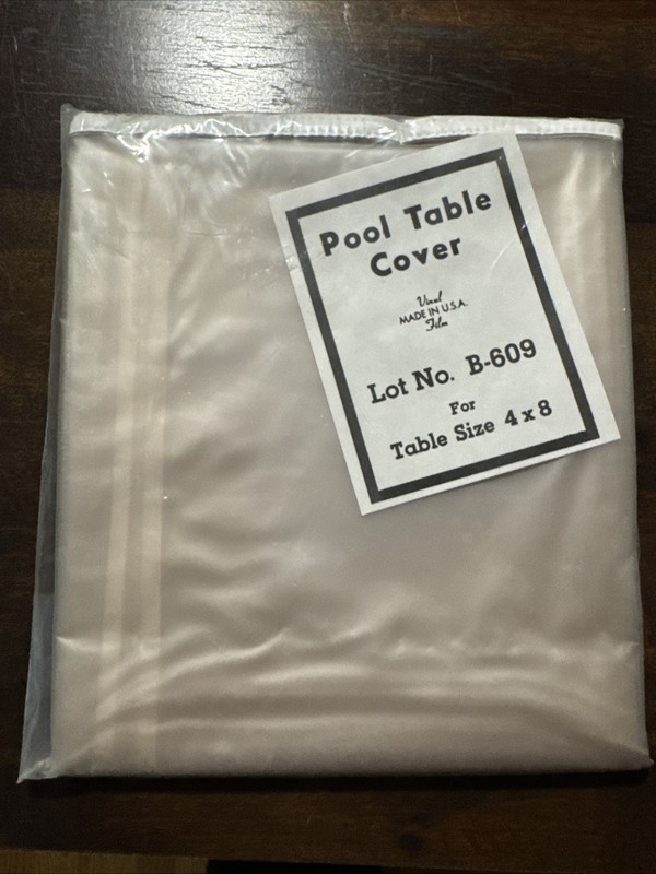 Vinyl Pool Table Cover - 8' ft Eight Foot Billiard Cover - SHIPS FAST! NEW