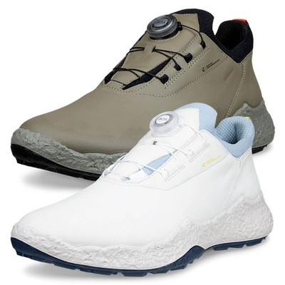 Ecco Herren 2026 Biom H5 Boa Leder Wasserdicht Spikeless Moderne Golfschuhe