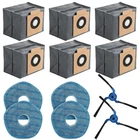 12 Pack Parts for eufy Robot Vacuum : 6 Dust Bags, 2 Side Brushes & 4 Mop Pad...