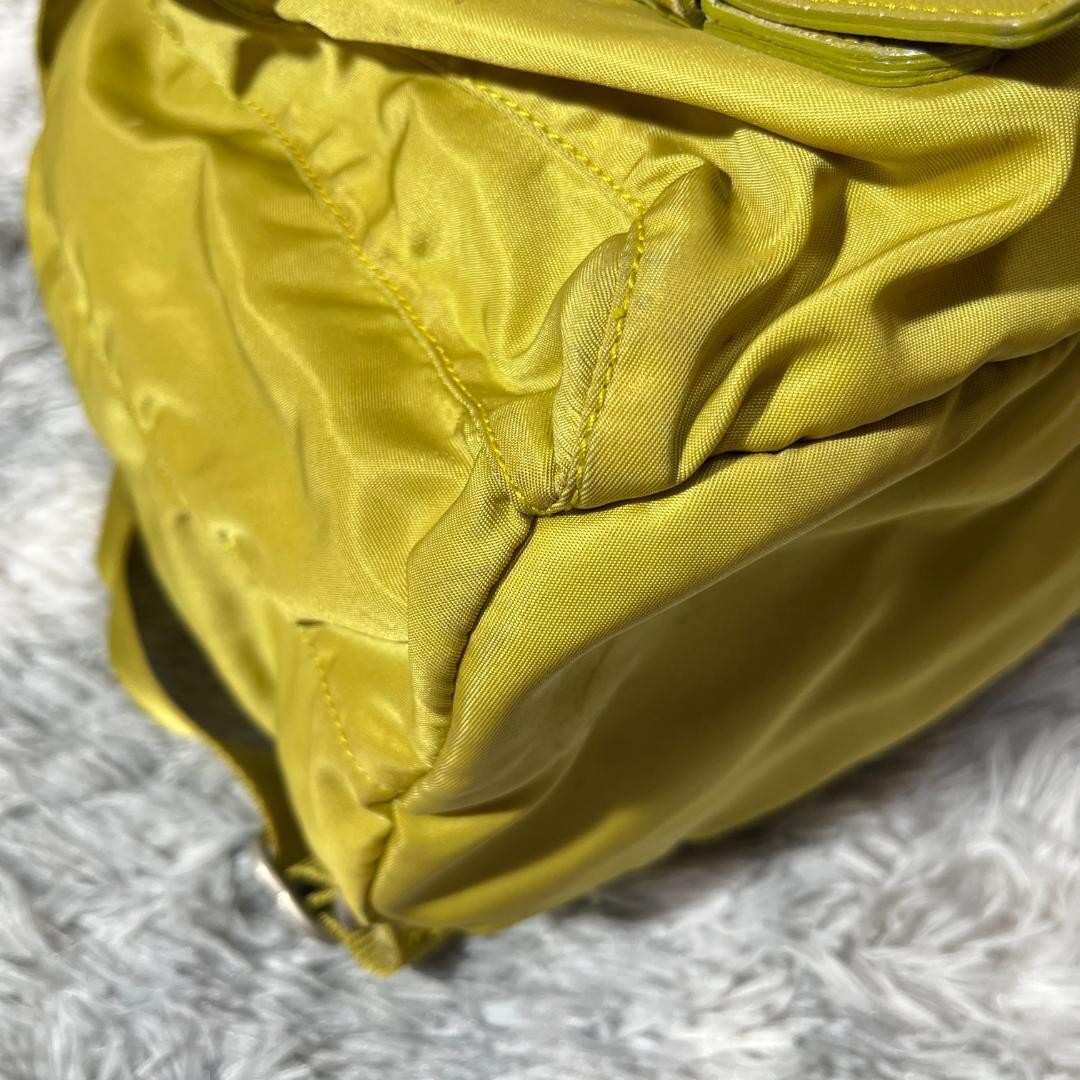 PRADA Backpack Nylon Triangle Plate from japan thumbnail 10