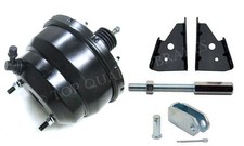 1968 1969 Pontiac Lemans 8 Dual Black Power Brake Booster Black Bracket Kit