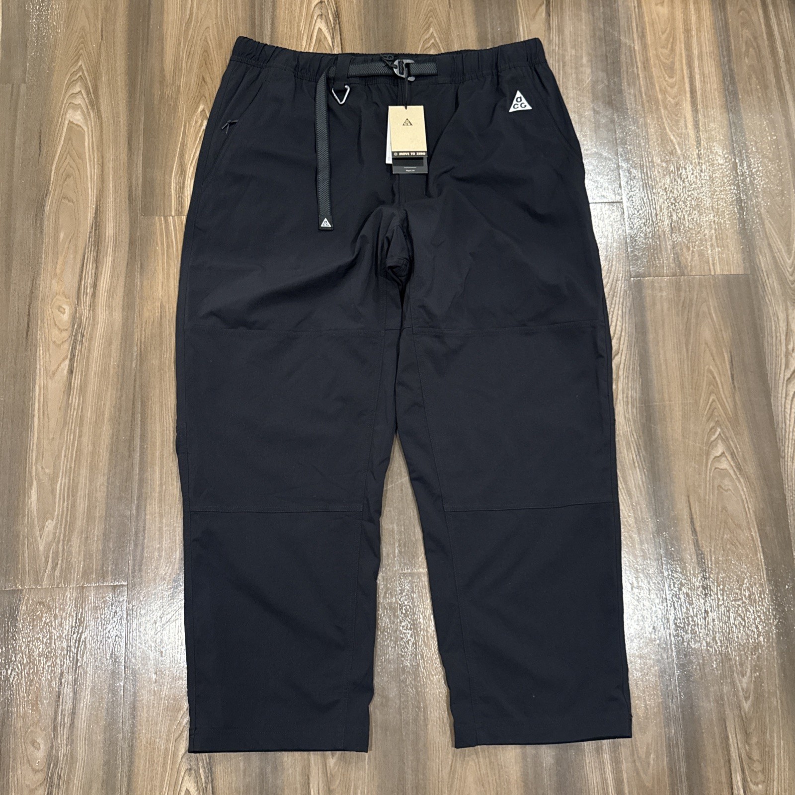 Nike ACG UV Hiking Pants Woven Straight Belt Black Men’s 2XL FN2450-010 NWT