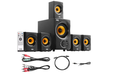 Teatro Cine En Casa Equipo De Sonido Bocinas Bluetooth Bajos Potentes Calidad