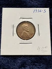 * 1936-S * TONER++ BRILLIANT GEM BU Lincoln WHEAT PENNY * FROM OLD COLLECTION *