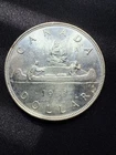 1953 Canadian Silver Dollar Coin 80% $1
